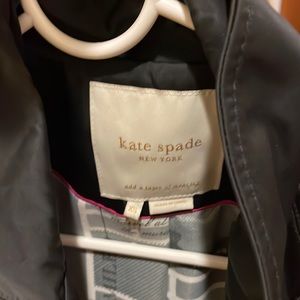 Kate Spade Black belted  trench coat